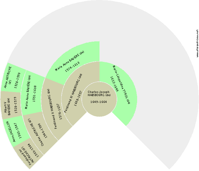 Alberic II CAMERINO (de) Fan Chart