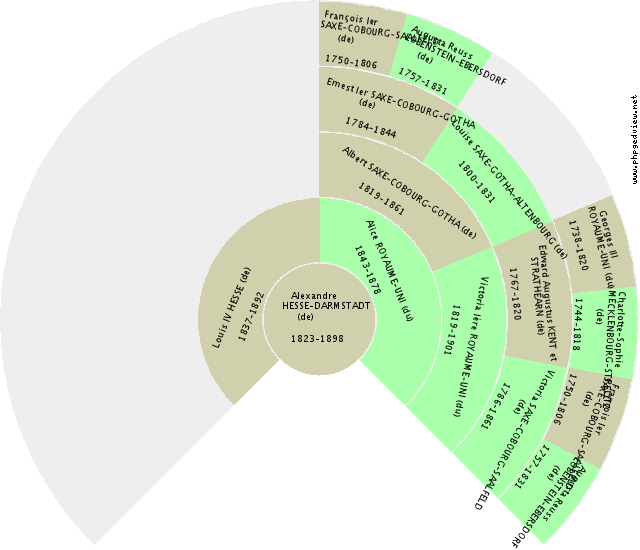 Jacques SAVOIE (de) Fan Chart