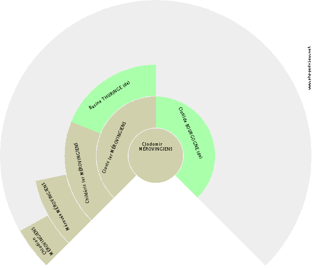 Judith CAROLINGIENS Kreis-Diagramm